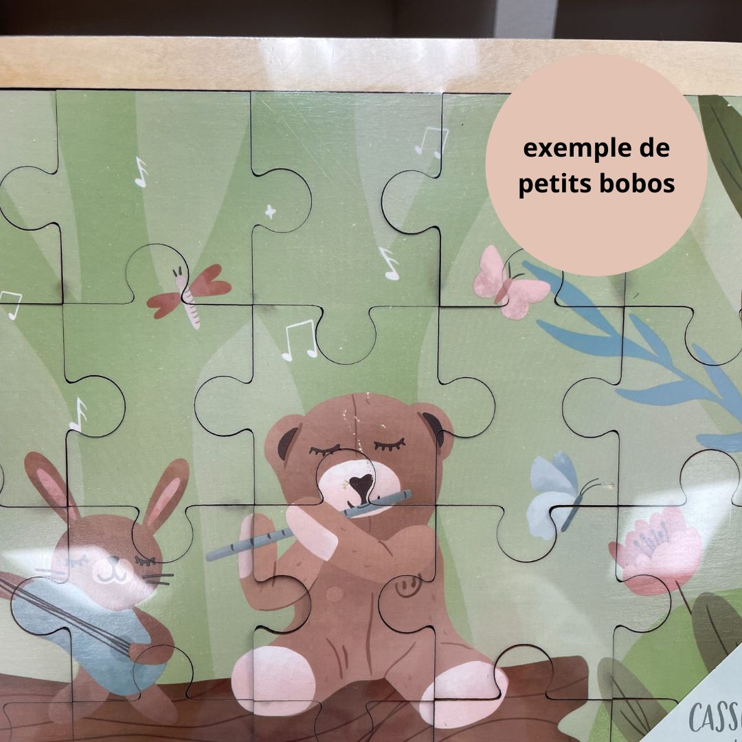 Traditional puzzle - The enchanted forest of Moka (slight imperfections)